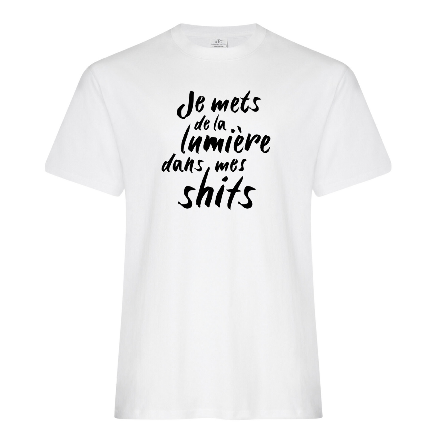 T-shirt homme - Je mets de la lumière dans mes shits